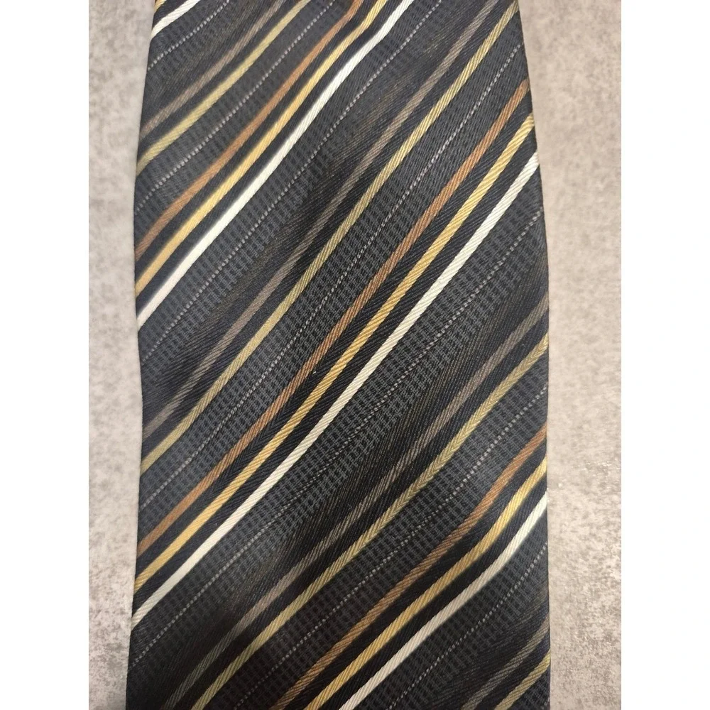 Giorgio Brutini Collezione Striped Silk Necktie‎ - Men's Fashion Accessory